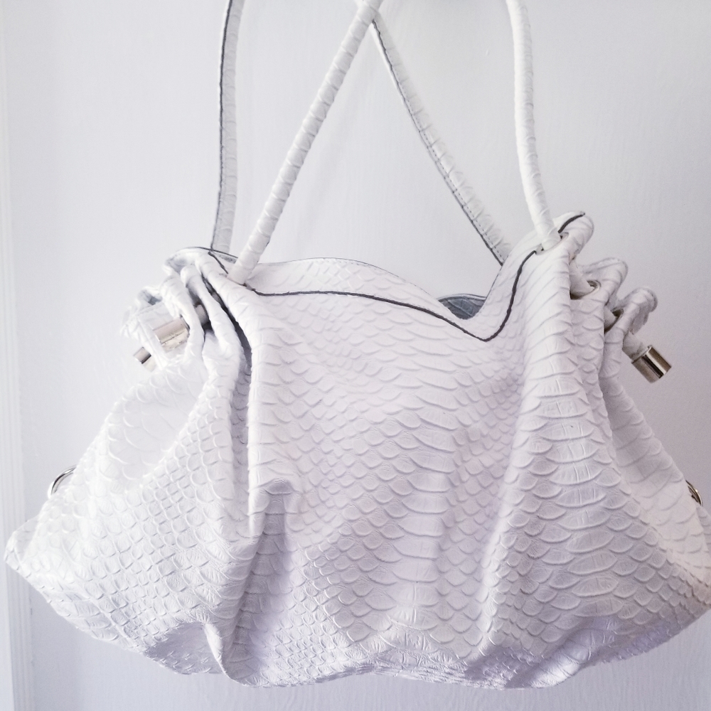 White Handbag from The Limited
